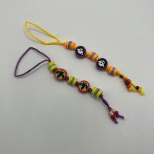 Halloween Ghosts & Bats Beads Phone Charm Strap Bag Keychain Charm Halloween